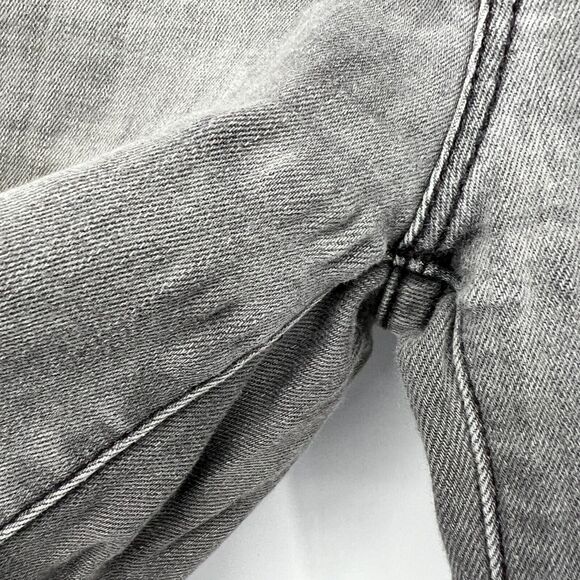 Mother Looker Ankle Fray Last Chance Saloon Gray Skinny Jeans Women's 26 - Picture 13 of 16